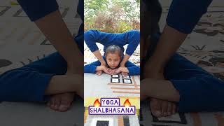 YogaShalbhasanaशलभआसनyogatrendingShalbhasanaviralytshortsshortfeedशलभासनyogashorts [upl. by Neelyahs]