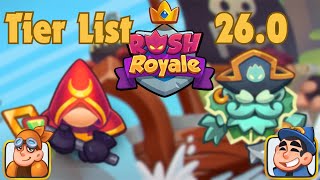 Up To Date Rush Royale META Tier List Update 260 [upl. by Jackie841]