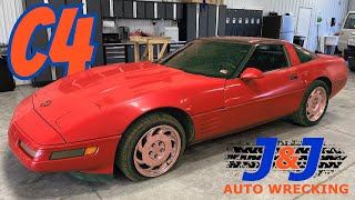 1992 Chevrolet Corvette C4 Part Out J amp J Auto Wrecking Test Video Stock  R2CE252 [upl. by Abbe107]