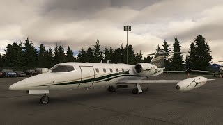 Learjet 35A  Jackson Hole  Colorado Springs  MSFS  4K [upl. by Caddric574]