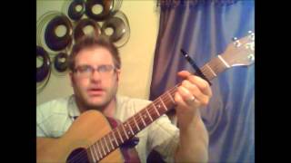 How to play Dont Worry Be Happy by Bobby McFerrin on acoustic guitar Made easy [upl. by Norm675]