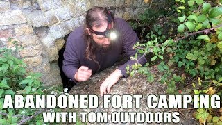 Wild Camping  Abandoned Fort Tunnels [upl. by Teage]