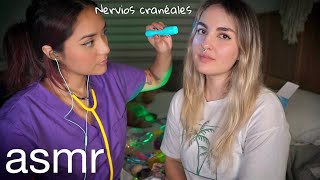 asmr TEST DE NERVIOS CRANEALES a ​⁠AleASMR  en español soft spoken [upl. by Odnalra]