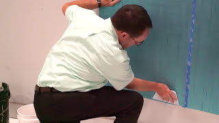 Koroseal  Mylar Wallcovering Installation Demo [upl. by Crowns199]