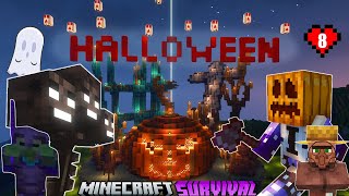 Mình đã sinh tồn 200 NGÀY trong Minecraft Hard 120  I Built a Halloween Pumpkin Minecraft Hard [upl. by Nye666]