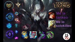 Modo dios ON Tankeo al ADC y solokilleo al JGL  Morgana support  League of legends [upl. by Eniad]