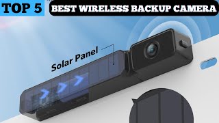 TOP 5 BEST WIRELESS BACKUP CAMERA in 2024 [upl. by Arrek]