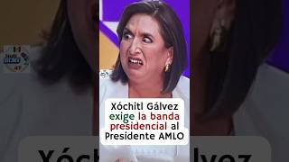 Xóchitl Gálvez vestida y alborotada se quedará sin la banda presidencial el 1 de Octubre 😁👍 [upl. by Olpe]