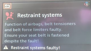 BMW Restraint System Fault Reset How to fix it [upl. by Akirea]