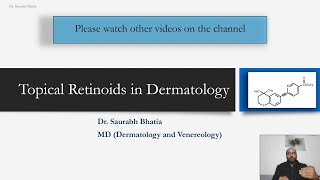 Topical Retinoids in Dermatology  Agents Mechanism of Actions Uses Sideeffects [upl. by Iidnarb]