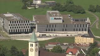 The home of Metrohm Herisau Appenzell Ausserrhoden and the Alpstein mountains [upl. by Satsok711]