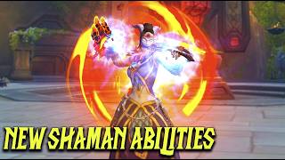 New Awesome SHAMAN Spells amp Talents  WoW The War Within [upl. by Asfah]