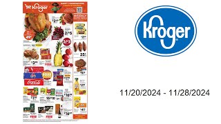 Kroger Weekly Ad US  11202024  11282024 [upl. by Noreik]