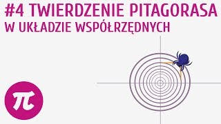 Twierdzenie Pitagorasa w układzie współrzędnych 4  Twierdzenie Pitagorasa [upl. by Bornie731]