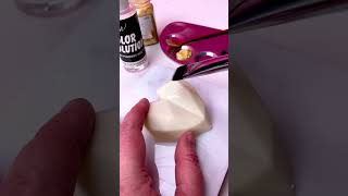 How to apply luster dust to chocolate Use The Color Solution ✨✨ shortsfeed [upl. by Girish]