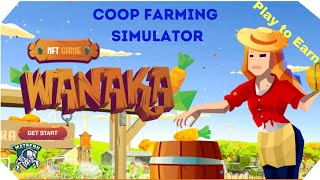 Wanaka farm  gameplay первый взгляд обзор игры грядка на блокчейне BSC NFT [upl. by Rhtaeh]