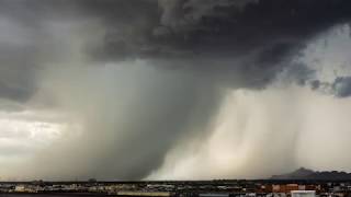 August 23 2018  Phoenix Microburst Time Lapse [upl. by Noryd]