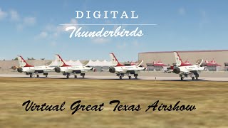 Digital Thunderbirds  Virtual Great Texas Airshow [upl. by Ennaegroeg]