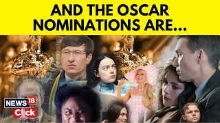 Oscar 2024 Nominations  Oscar Nominations The Full List Of Nominees Are Out  N18V  News18 [upl. by Corkhill]