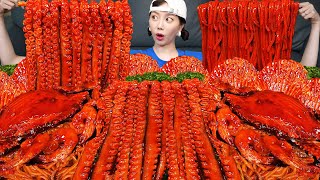 오동통 낙지 🐙 해산물 FLEX 볶음짬뽕 먹방 Spicy Octopus Seafood Stir Fried Jjamppong Recipe Mukbang ASMR Ssoyoung [upl. by Maddox589]