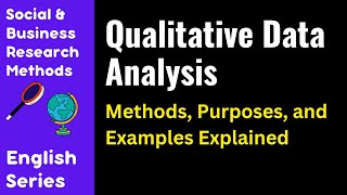 Understanding Qualitative Data Analysis Methods Purposes and Examples Explained  English [upl. by Atiuqcir]