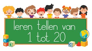 Leer Tellen van 1 tot 20 niveau 3 Educatieve KinderVideo voor Telvaardigheden [upl. by Halsey435]