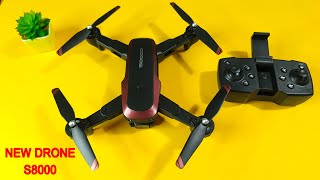 S8000 Model Drone Camera Unboxing Review in Water Prices [upl. by Hal]