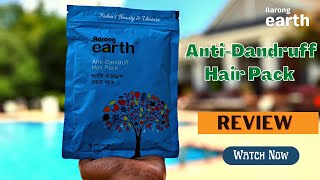 AARONG EARTH  AntiDandruff Hair Pack I REVIEW [upl. by Avivah51]