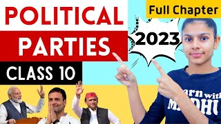 Political Parties  Class 10 Term 2 Board Exams  Social Studies  Civics  Learn with Madhu [upl. by Abbott]