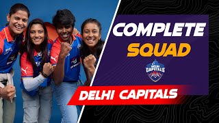 Complete Squad of Delhi Capitals for WPL 2024 [upl. by Yraek535]