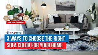 3 Ways to Choose the Right Sofa Color for your Home  Mandaue Foam  MF Home TV [upl. by Letnom]