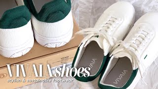 VIVAIA stylish amp ecofriendly shoes 👠  unboxing try on amp review 🤎 [upl. by Nnailuj]