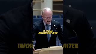 Sverige behöver en informationsplikt – Ludvig Aspling [upl. by Atilamrac193]