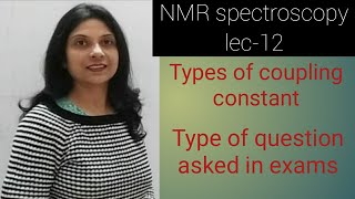 Types of coupling constant factors affecting on coupling constanttype of que asked previous exam [upl. by Evander]