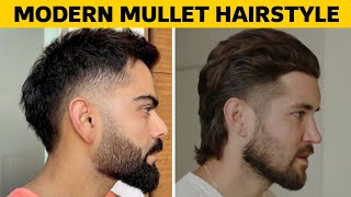 How To Style Mullet Hairstyle In 2024  हिंदी मे  Mens Hairstyle [upl. by Aihsotan]