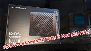 Test Completo LCPower LC1000P V30 1000W Platinum ATX 30 [upl. by Anerb]