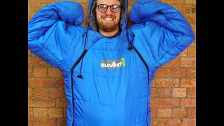 Summit Sleeping Bag Suit  Camping Onesie [upl. by Mailiw]