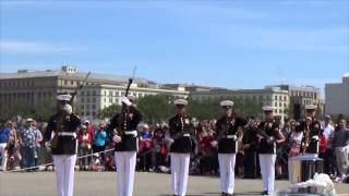 JSDTC  2014  United States Marine Corps  Silent Drill Platoon  Armed Exhibition [upl. by Aynekat]