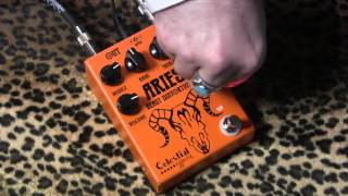 Celestial Effects ARIES distortion demo with MJT Strat amp Dr Z Antidote [upl. by Trebbor655]