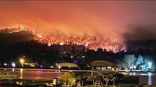 Thousands of acres scorched in Jennings Creek Wildfire in NY and NJ  NBC New York [upl. by Petr]