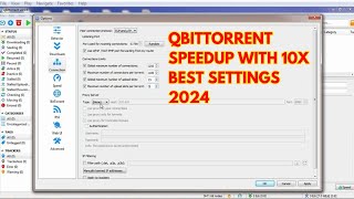 qBittorrent Speedup with 10X Best Settings 2024 Speed up your downloads how to faster qbittorrent [upl. by Naux]