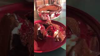 HOW TO MAKE RASPBERRY BROWNIE CAKE AT HOME  HOME MADE LIKE AN RESTAURANT RASPBERRY BROWNIE SHORTS [upl. by Vicki917]