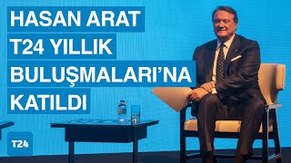 T24 Konferansında konuşan Hasan Arat En büyük sponsorluk skandalı oldu kimsenin sesi çıkmıyor [upl. by Ennagroeg]