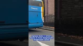 Stagecoach Local  Optare Solo 47347 Route E for Senghenydd [upl. by Aroled]