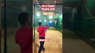 6 year’s Sidearm 🏏🔥 cricket sports practice academy ytshorts yuvankala youtube [upl. by Margette]