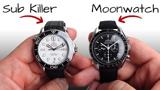 OMEGA Speedmaster VS Seamaster Diver 300m [upl. by Ocramed857]