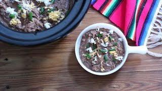 How to Make Slow Cooker Refried Beans [upl. by Geerts]