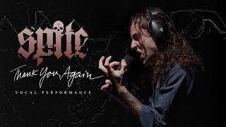 Spite  quotThank You Againquot Darius Tehrani Live One Take Vocal Performance [upl. by Ysied]