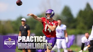 Vikings Training Camp Highlights  July 25 [upl. by August492]