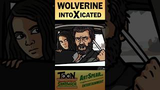 Wolverine embraces the R rating  TOON SANDWICH funny wolverine marvel xmen logan hughjackman [upl. by Asselim]